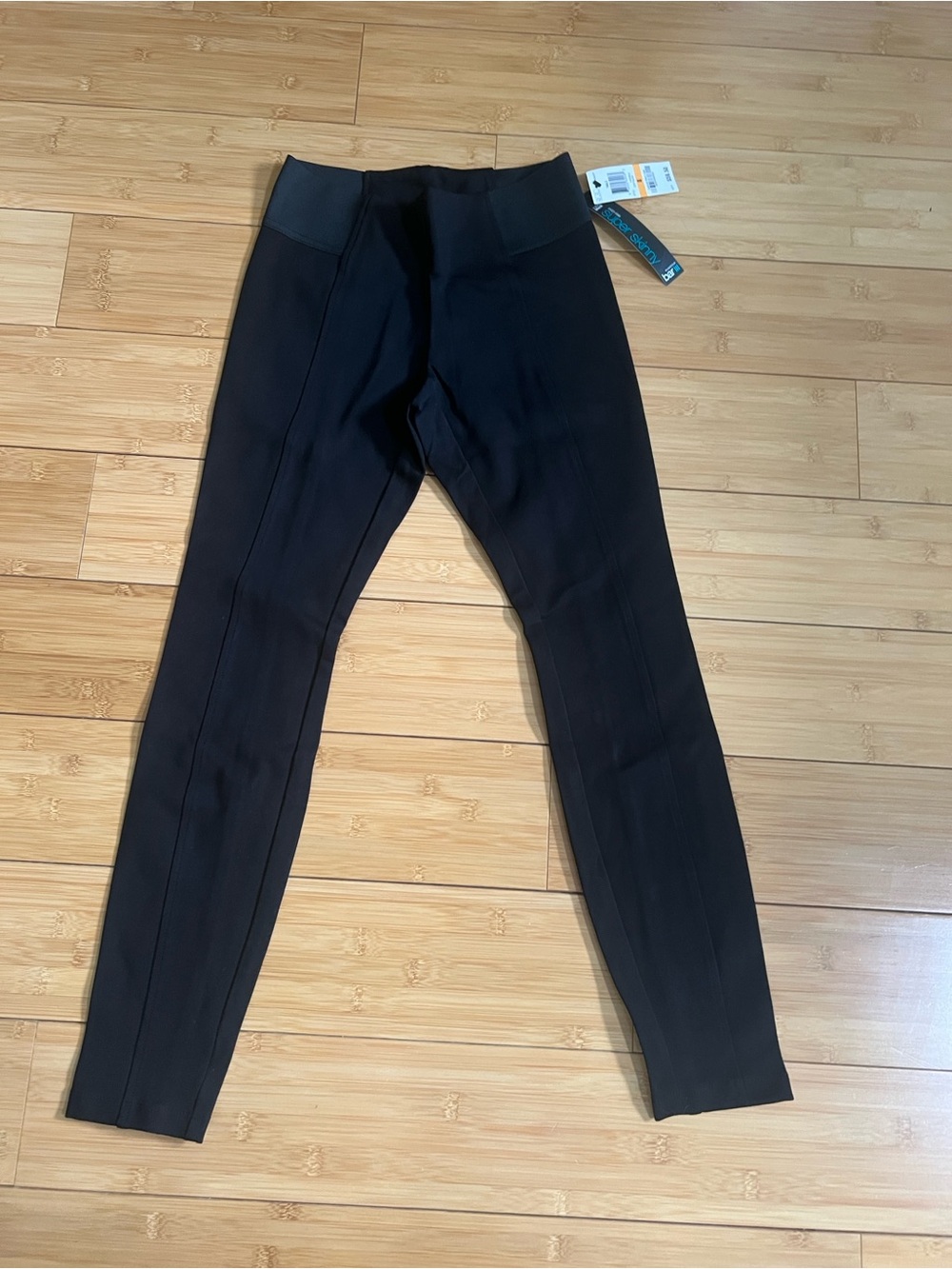 Bar III Black Super Skinny Pants Mid-Rise Size S Small NWT $59.50 MSRP